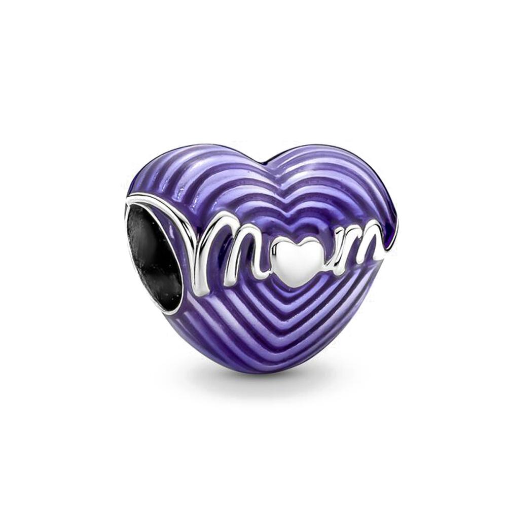 New Copper Mom Forever Family Pendant Charms Beads Diy Fit Original Pendant Charm Bracelet Necklace Women Jewelry