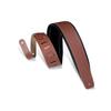 Levy's Leathers 3-inch Leather Guitar Strap DM1PD-WAL Walnut Foam Pad Garment Leather Backing