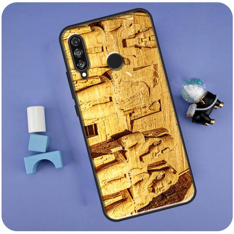 Egypt Cuneiform Akkadian Pharaoh Case For Huawei Nova 11i 8i 3i 9 10 SE 11 Pro 5T Y60 Y61 Y70 Y90 Y91 P20 P30 P40 Lite Cover