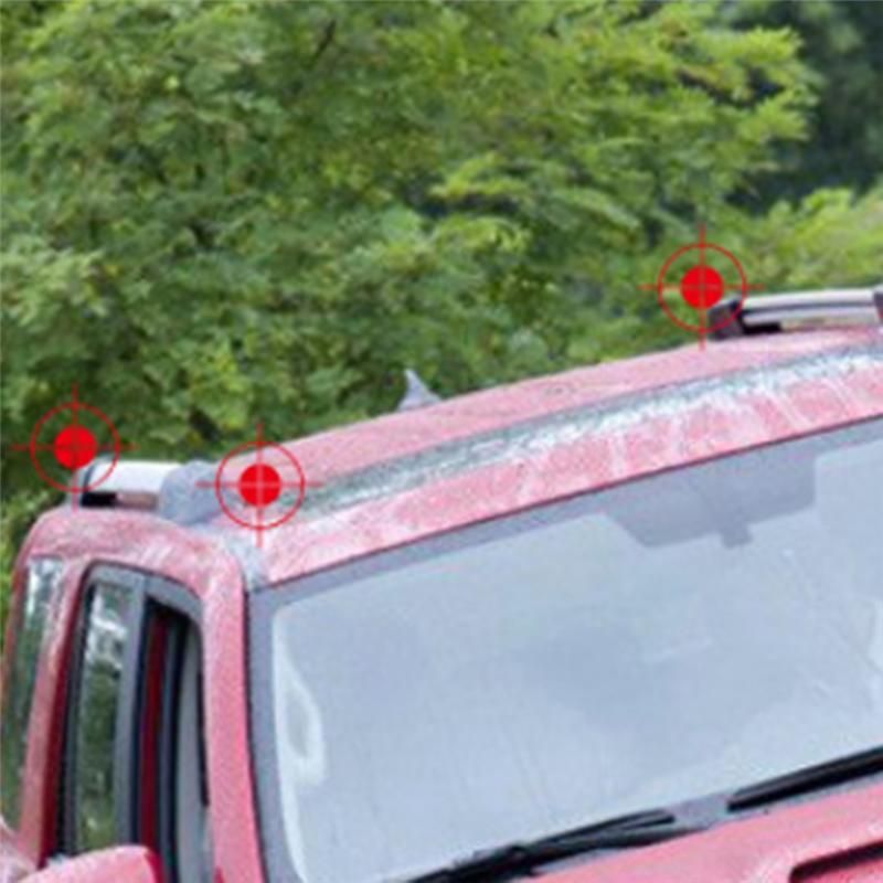 M63K-Luggage Lid Bar Car Roof Rack Rail Cover For Toyota 4Runner 2010- Part Rail End Shell Cap