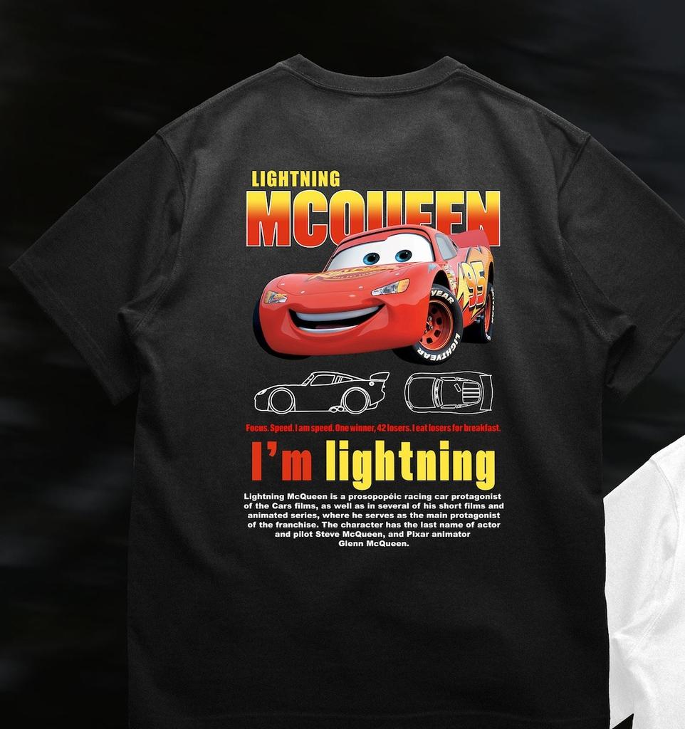 Sommer Lightning McQueen und Sally T-Shirt für Paare Mcqueen Sally Druck T-Shirts für Jungen Mädchen Baumwolle Fans Geschenk Oberteile Kleidung