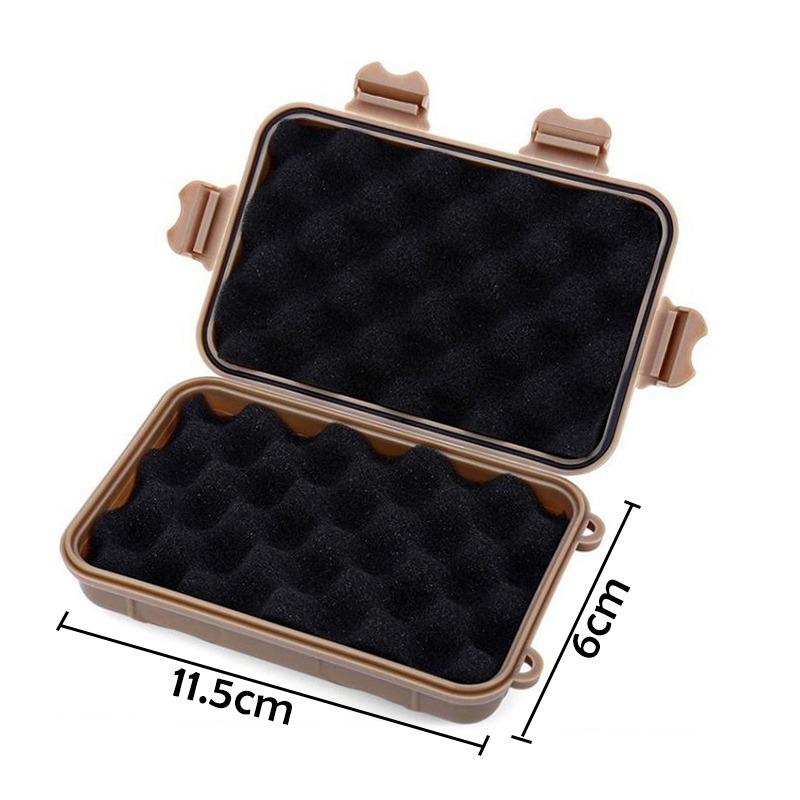 New EDC Tools Outdoor Survival Kit Box Sealed Shockproof Waterproof Box Wild Survival Food Grade Storage Box Portable Tool Box