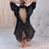 Taste erotic underwear sexy backless temptation erotic pajamas chiffon perspective temptation shirt women's home suit