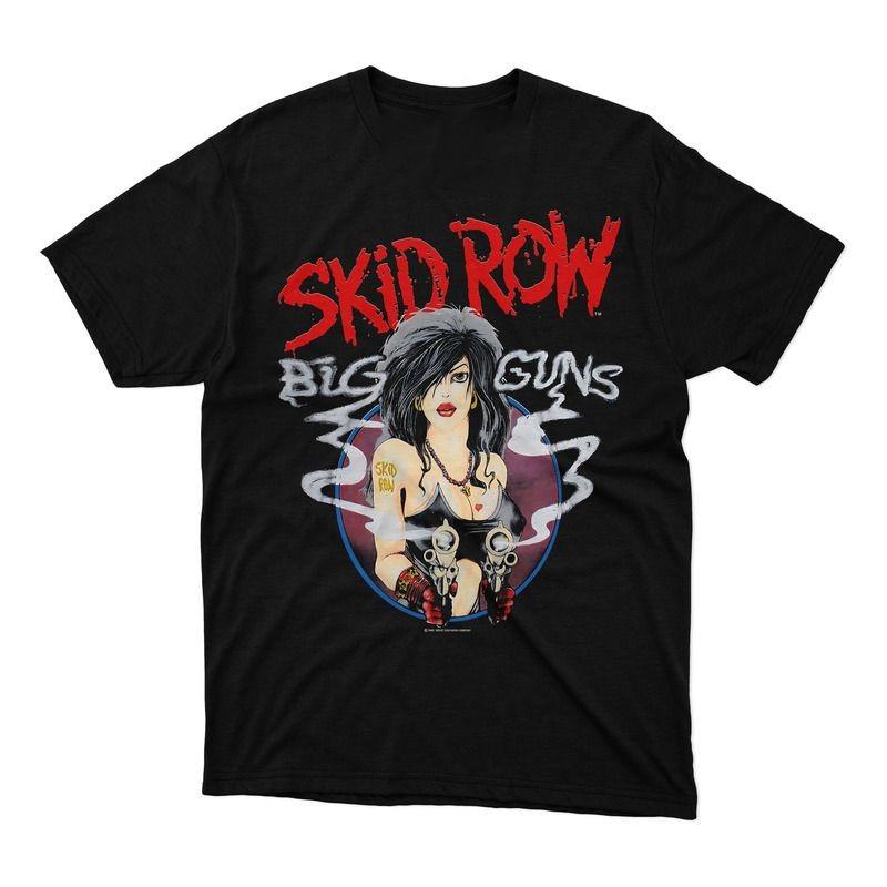 Vintage Skid Row Big Guns T-shirt Short All Size S to 5XL NE108 Unisex T-Shirt XXXXL