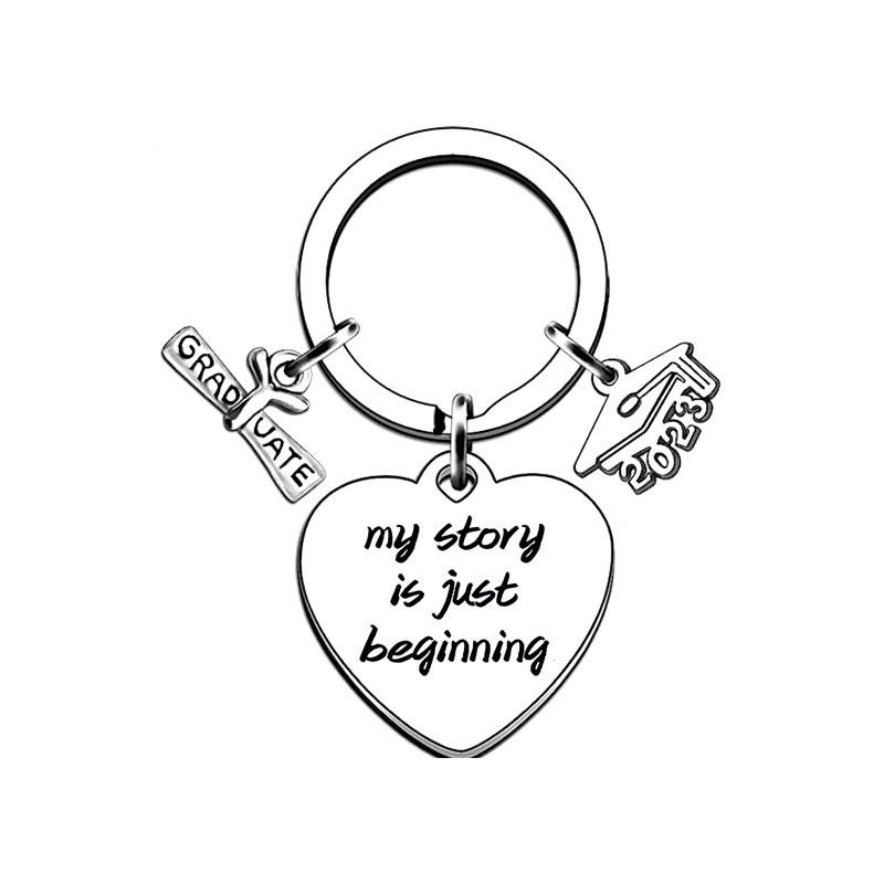 

Steel Contemporary Stainless Heart Keychain Thoughtful Graduation And Holiday Gift Idea ML0784