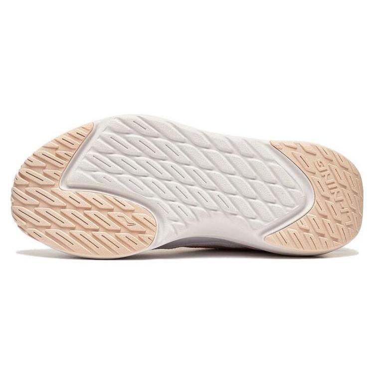 (WMNS) Li-Ning Soft Go 'White Light Orange' Women's AGLT180-2
