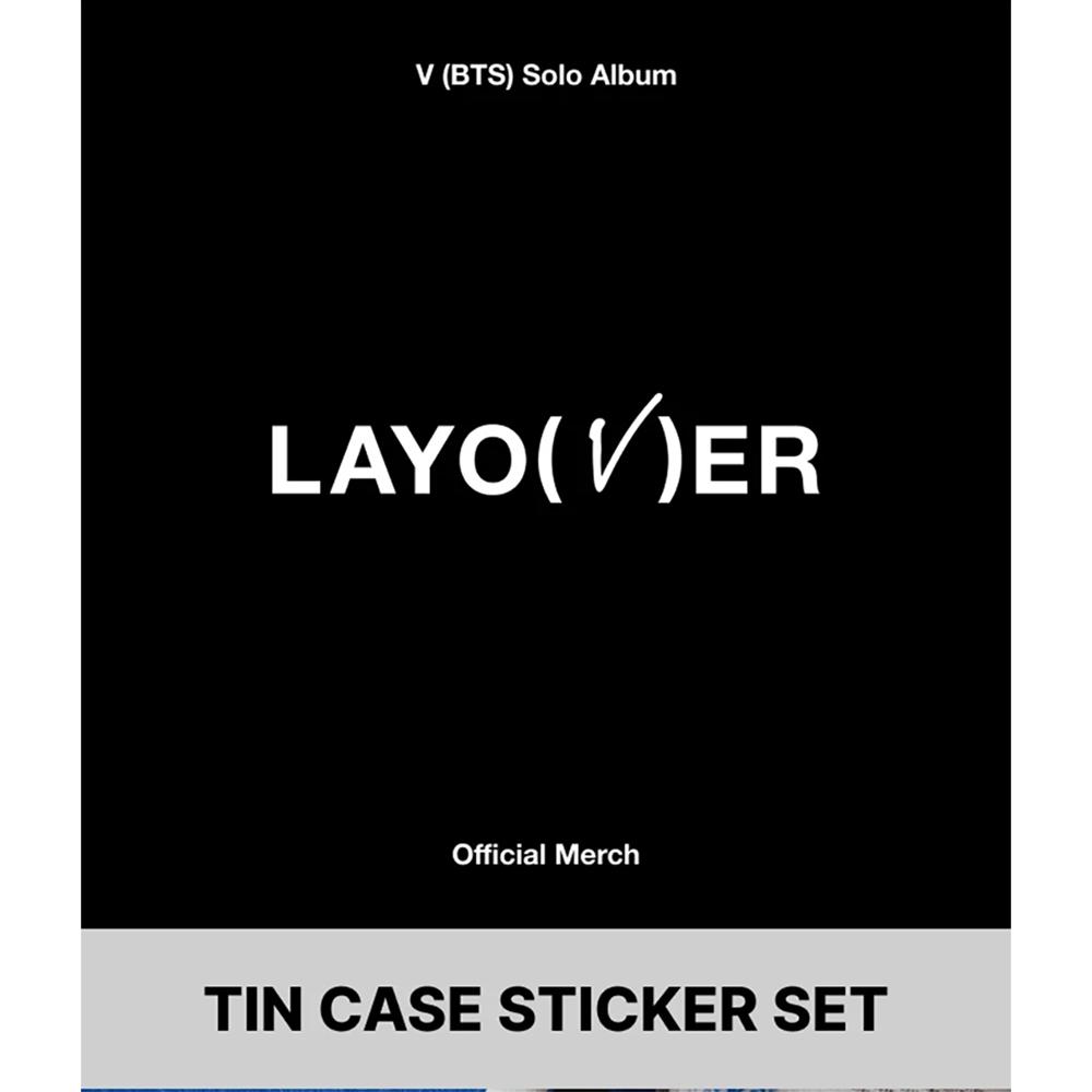 V - LAYOVER Tin Case Sticker Set