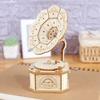 Build Your Own Gramophone 3D Wooden Puzzle Model Kit - An Interesting and Educational DIY Gift