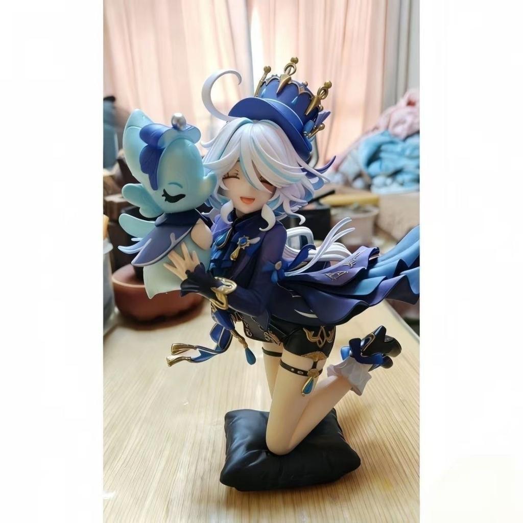 Genshin Impact Furina Figure 21cm Upgrade Version Face Sculpt Anime Collectible Model Doll Genshin Impact Furina The Grand Gala