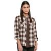 Urban Classics Womens/Ladies Checked Flannel Turned Up Cuff Shirt