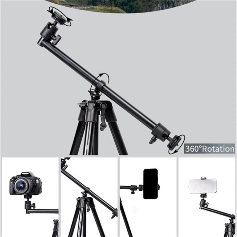 Trépied pour téléphone 133cm Trépied professionnel Design pliable pour enregistrement vidéo Appareil photo reflex numérique Support de photographie réglable