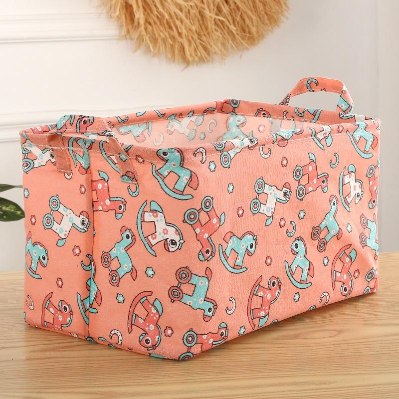 

24л кубическая складная корзина для хранения ткани, органайзер для шкафа, коробки для хранения одежды, органайзеры для полок домашнего офиса, детские игрушки 38x26x25