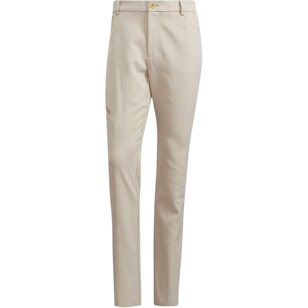 Adidas Golf Training Outdoor Simple Breathable Knitted Sports Pants Men Pants Beige GV1198