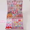 234/287/718/974pcs Elastic Rubber Butterfly Hairpins Flowers Style Kids Hair Ties Kit  Gift Giving