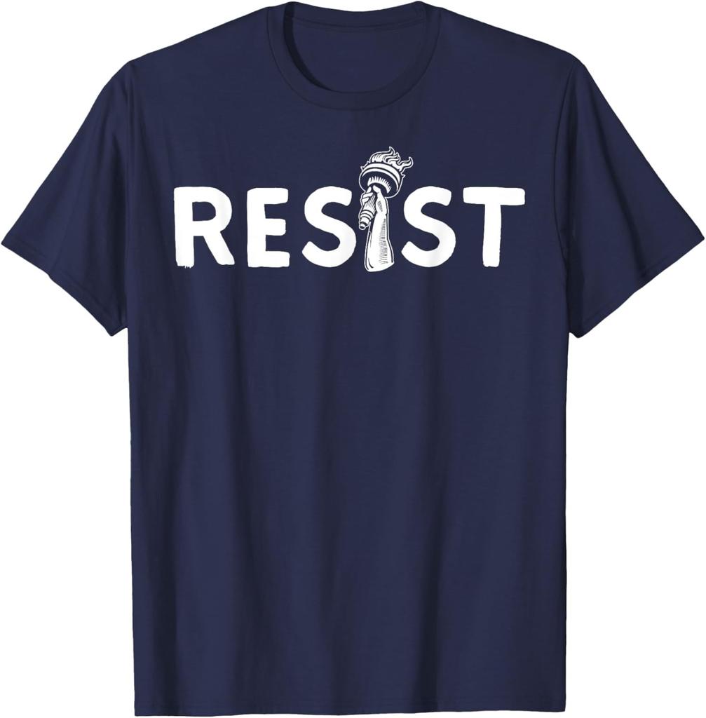 Statue of Liberty Resist Protest Design Unisex T-Shirt