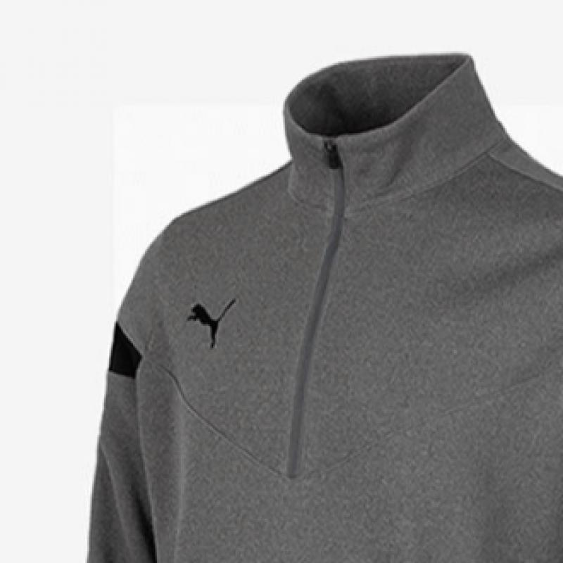 Puma Winter BruShed Men Men S SportSwear Training SweatShirt Set Grey