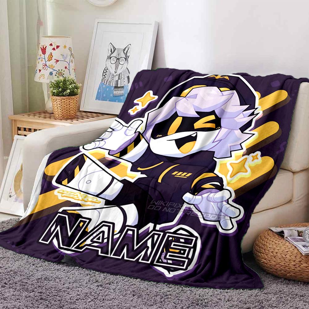 Customiz Name Personality Murder Drones Blanket Soft &Warm Sofa Office Bed Travel Lunch Break Blanket, Gift Suitable All Seasons