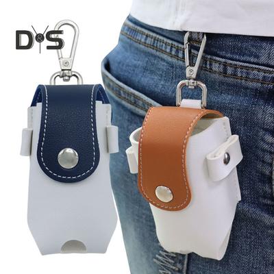 2 Peças Sacos para Bolas de Golfe Couro Sintético Bolsa de Proteção para Bolas de Golfe Chaveiro Pendurável para Exterior Mini Bolsa de Cintura para Bolas de Golfe e Tees