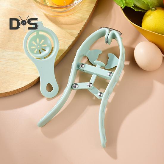 2 Teile/satz Langlebiger Eierschalenschneider Ergonomischer Griff Kreatives Eiertrenn-Eierschalenschneider-Werkzeug