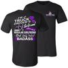 Trucker Girlfriend T-Shirt: Badass Truck Driver's Girl