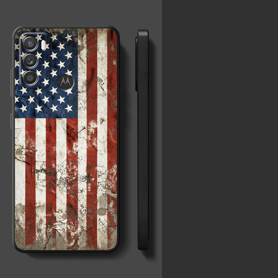 National Flag Pattern Phone Cover Case for Motorola Moto Edge 20 Pro 30 Lite G22 Edge40 G32 G50 G60s G71 G53 G30 G51 G73 G52