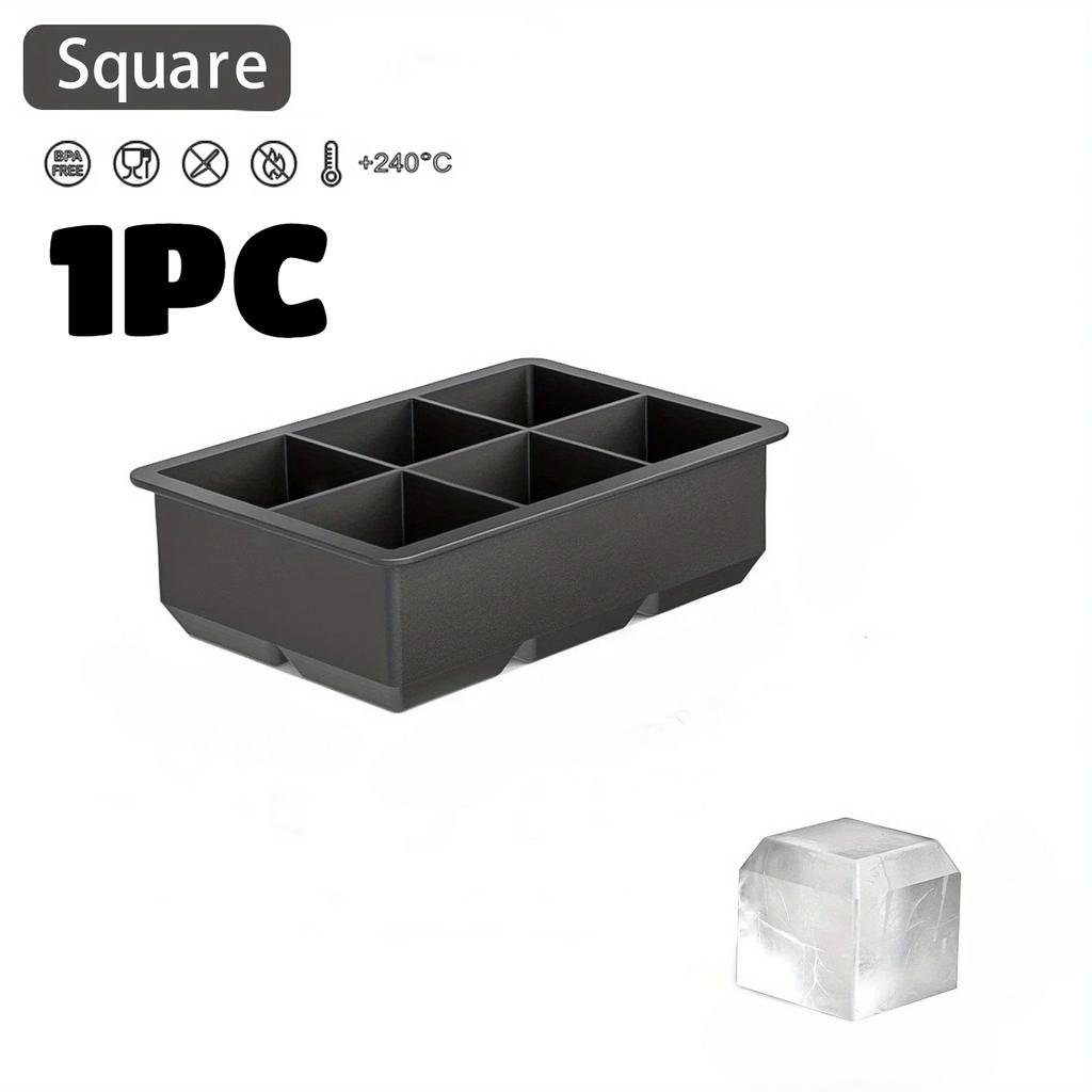 6/15Grids Ice Cube Mold  Diamond Rose Ice Cube Molds Silicone Ice Ball Square Maker DIY Freezer Cocktail Bar Making Drink Tools