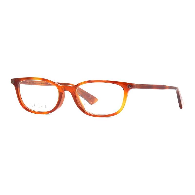 Gucci Lens Print Oval Optical Frame Women s Tortoiseshell