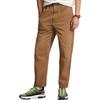 Polo FW24 Einfarbige Schnür-Baumwoll-Freizeithose Herrenhose Braun 710917138-002