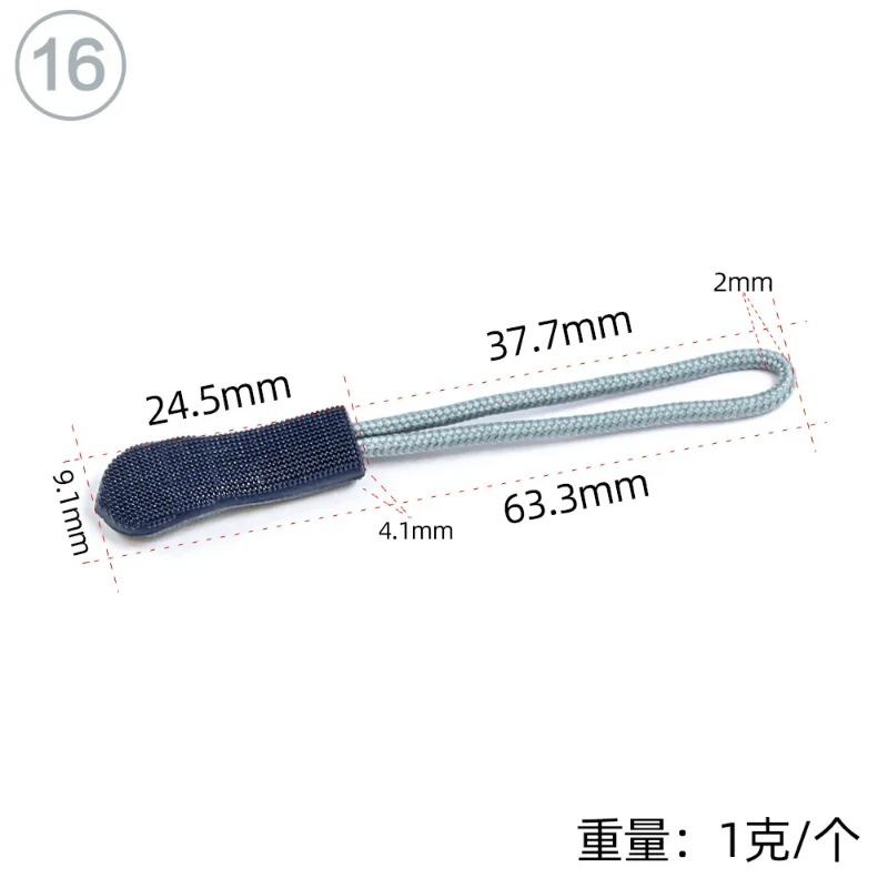 20Pcs TPU Environmentally Friendly Zipper Head Replacement Clip Broken Buckle Fixer Zip Cord Bag Suitcase Tent Zipper Head