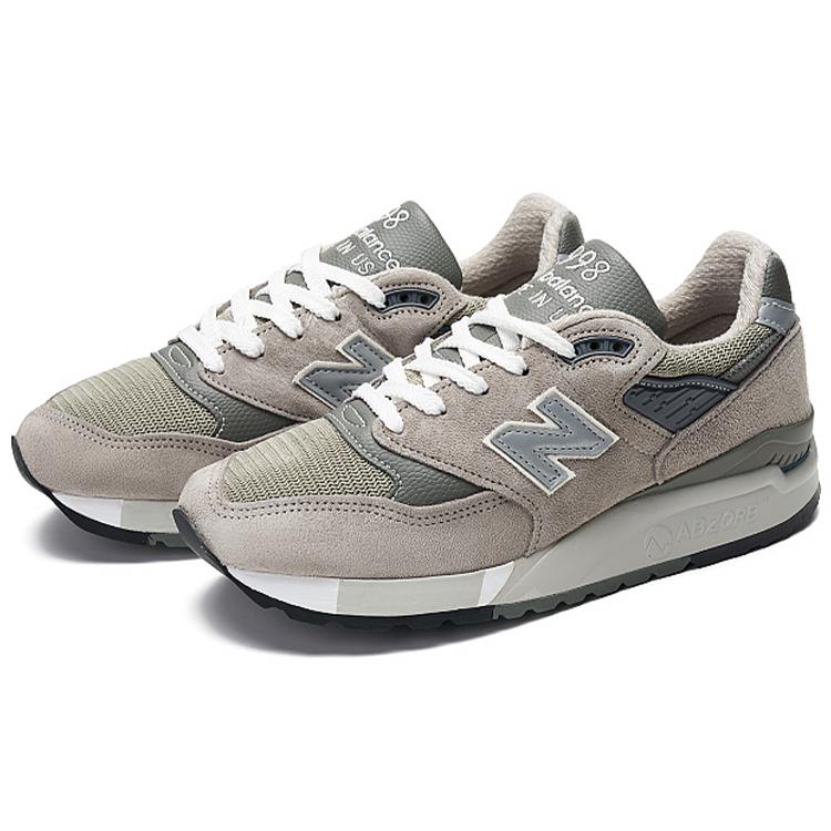 New Balance NB 998 Sports Textile, Artificial Leather Low Top Casual Running Shoes Women's w998G