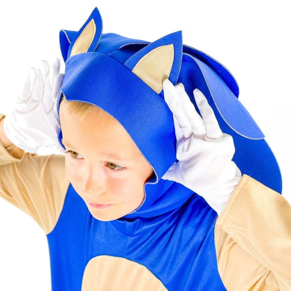 Sonic Outfit Costume Disguise Ball Kindergarten Kigurumi Hedgehog S 116/122