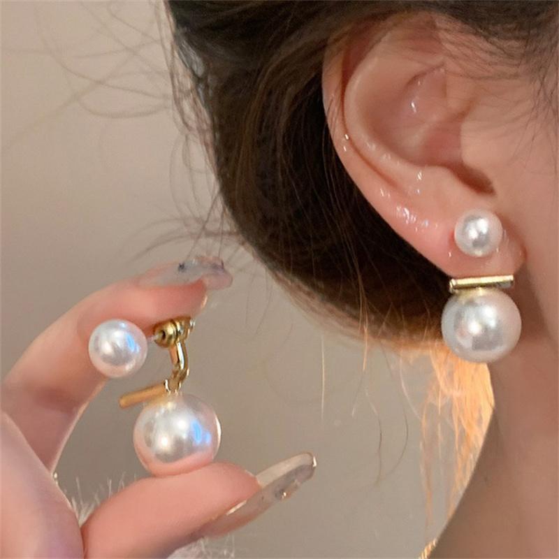 Korean Style Pearl Earrings Cute Simple Luxury Earrings For Women Jewelry