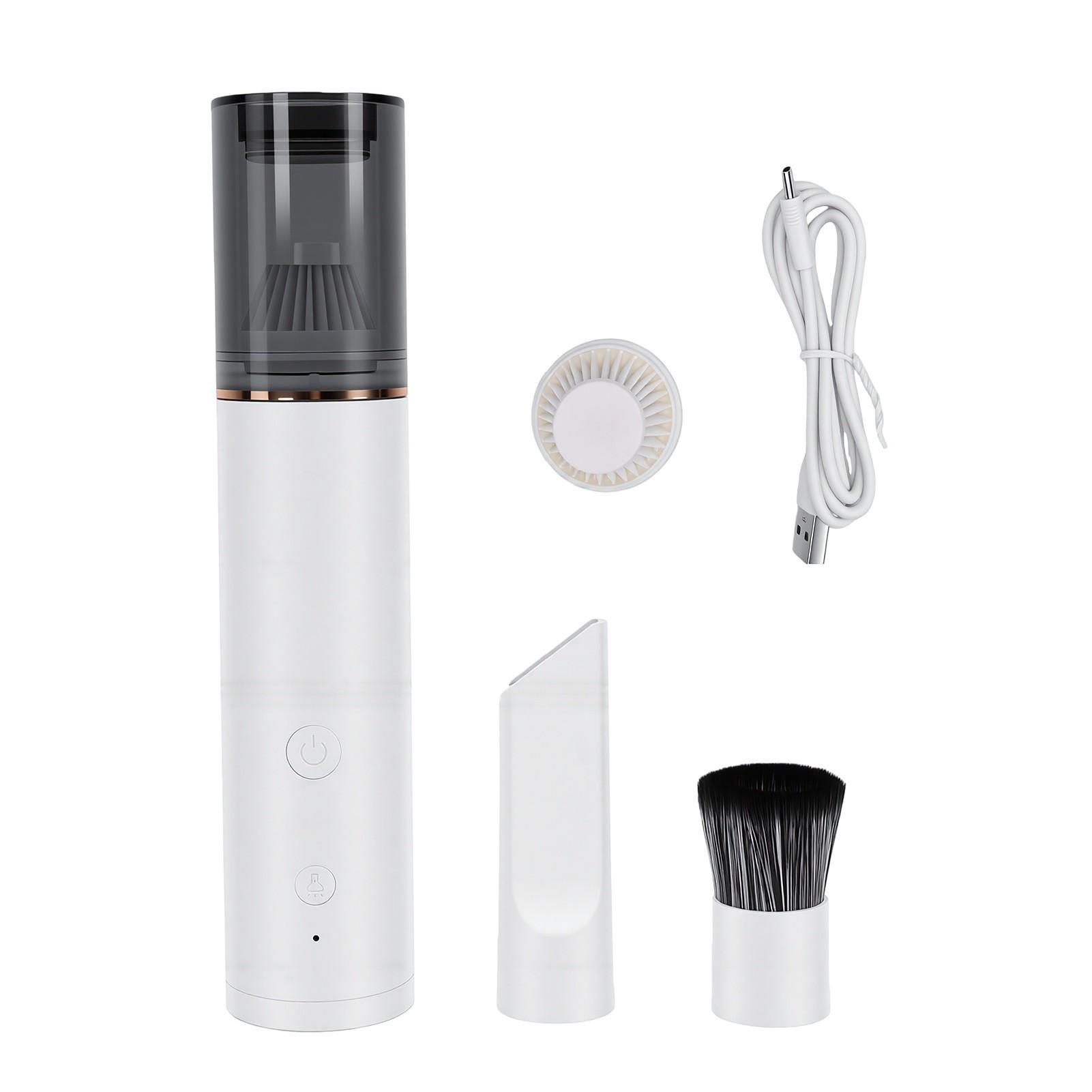 Nettoyeur à vide pour moulin à café Manuel Sans Fil Rechargeable Brosse Douce Nettoyeur de Poudre de Café pour Usage Domestique et de Voyage