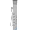 Shower Panel System, 4 Shower Modes Shower Panel Tower, Rainfall, Waterfall, 5 Full Body Massage Jets and 3-Setting Handheld Shower Head with 59"