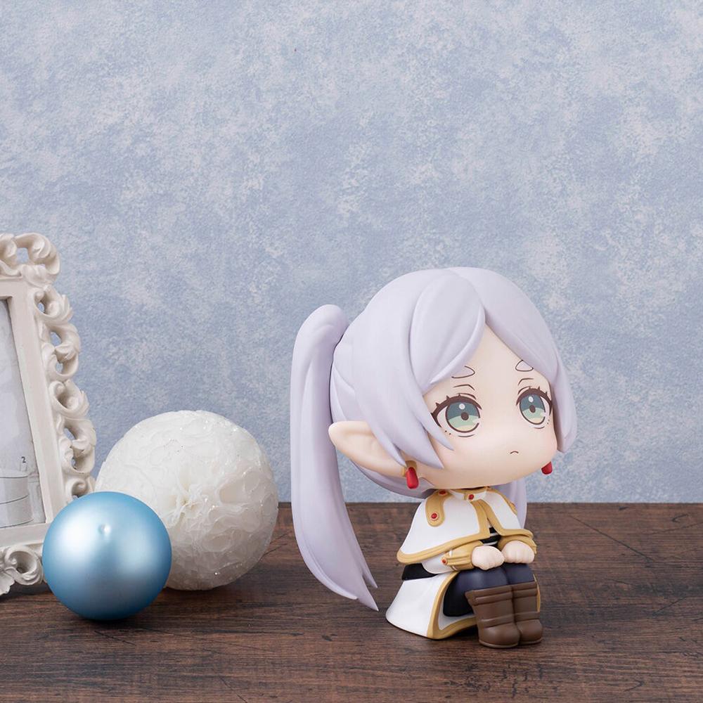 Anime Frieren Figure Cute Q Edition Frieren Action Figure Frieren Figurine Collecting Model desktop ornaments Toys Gifts 11cm