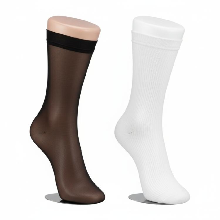Manichino Piede Femminile Modello Gamba con Base Magnetica Per Esposizione al Dettaglio Accessori Decorativi Multiuso per Vetrine di Negozi