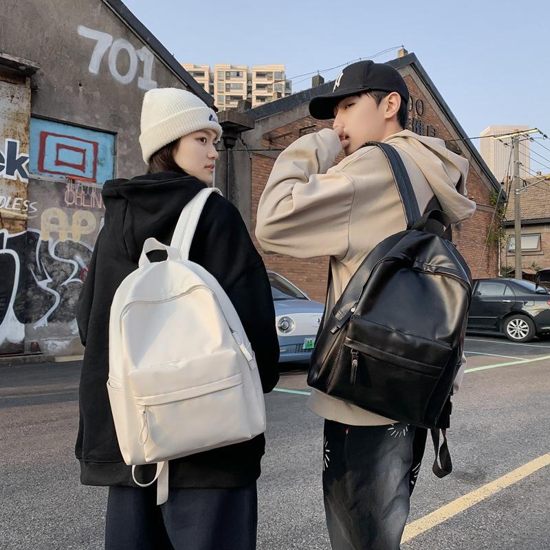 School Bag New College Backpack Unisex Couple Large-capacity Student School Bag