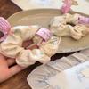 Cloth Rubber Bands Hair Ties Sweet Flower Hair Accessories Portable Sweet Flower Hair Band  Girls