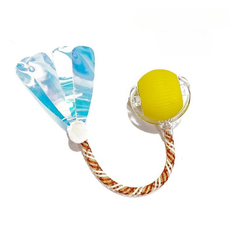 Neue Katze Teaser Spielzeug Interaktiv USB Simulierter Libellen Kätzchen Spielzeug Bunter Ball Lustiges Katzenzubehör