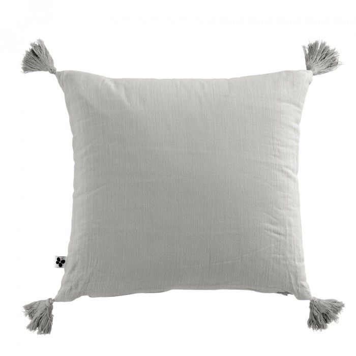 Coussin dehoussable gaze de coton Nuage 40 cm