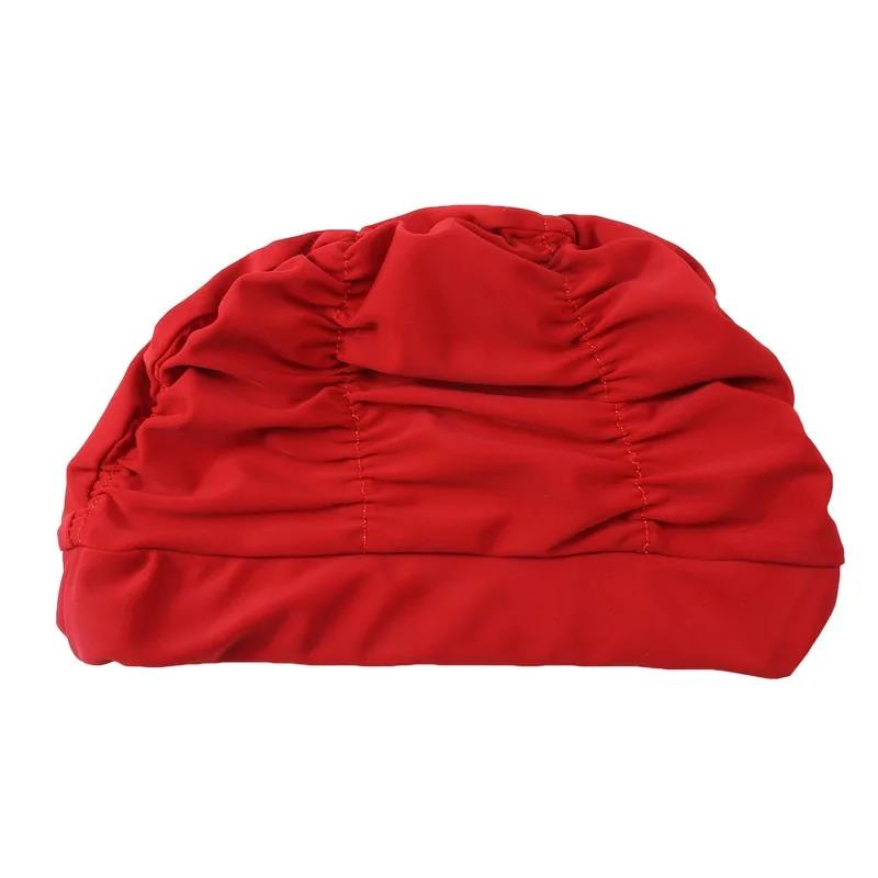 Ready Stocked PU Fabric Protect Ears Long Hair Sports Swim Pool Hat Swimming Cap Free Size for Men & Women AdultsHot Sell