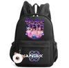 Anime K-Pop Printed Waterproof Backpack Student Teenager Bookbag for Boy Girl Bookbag Schoolbag Women Large Capacity Travel Bag Kid Gift Mochila