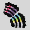 5/10/20 Pairs Random Women's Ankle Socks in Multiple Colors, Striped Style, Popular, Moisture-wicking and Sweat-absorbing