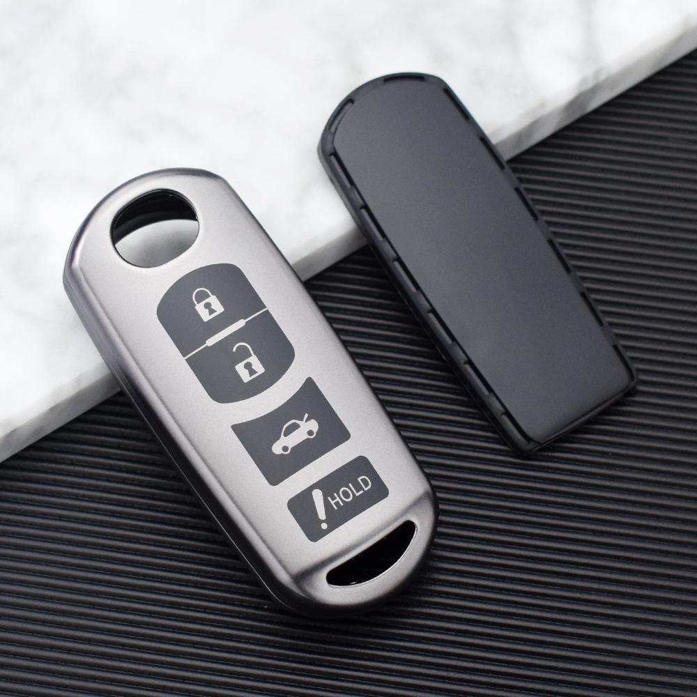 2 3 4 Buttons TPU Car Key Cover Case Full Cover Fob For Mazda 2 3 5 6 CX-3 CX-5 CX-7 CX-9 2013 2015 2016 2017 2018 2019