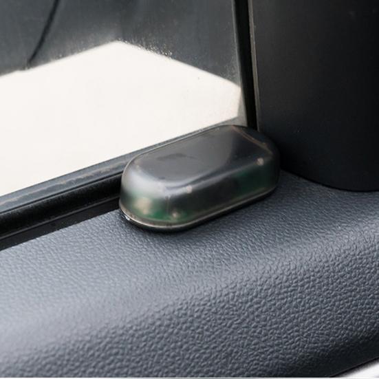 Car Alarm Flashing Light LED Solar Power Anti-theft Security Fake Warning Lamp