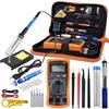 Kit de soudure - AIMOONSA - Vastar - 60W - 200-450°C réglable - Multimètre inclus