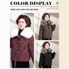 Stylish Winter Jacket with Large Fur Collar for Young Mothers and Older Women - 2025 Cotton Padded Outerwear