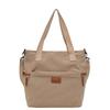 Corduroy Bag Female Niche Design Trendy Large-Capacity Tote Bag Student Class Shoulder Oblique Span Bag