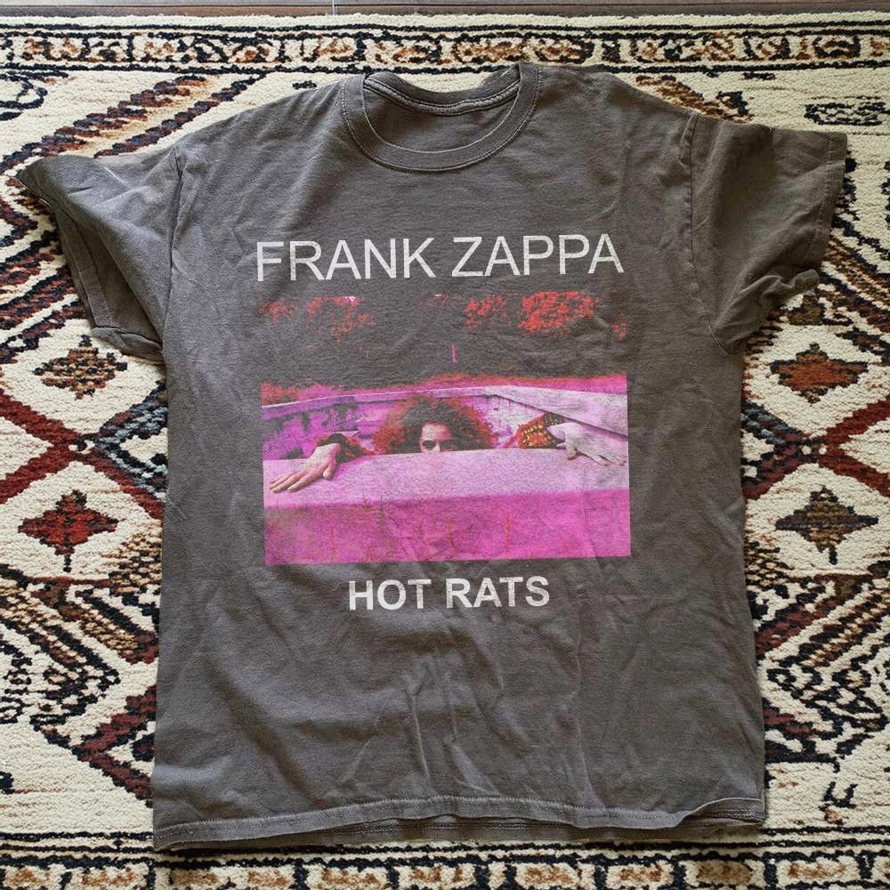 Хлопковая футболка с принтом Фрэнка Заппы Hot Rats (Угольная) S