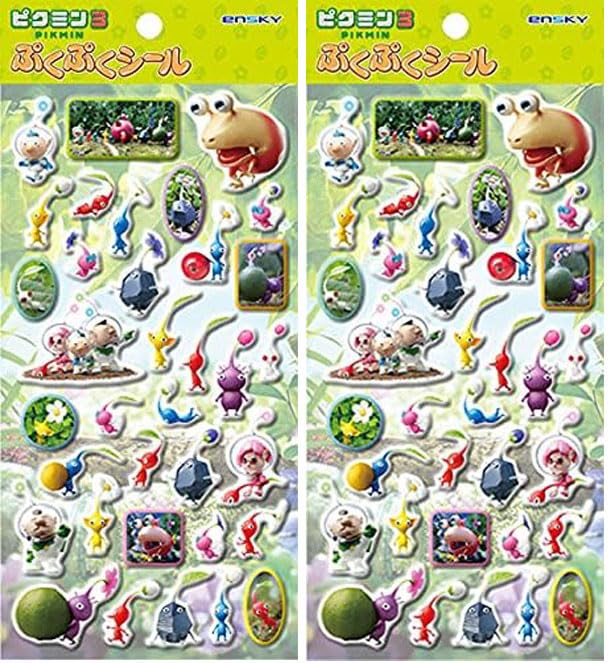 

Ensky Pikmin 3 Pukupuku Stickers (2 sheets) розовый